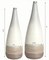 Tall Handwoven Bamboo & Seagrass Floor Vase: Eco-Friendly Home Décor Accent - Organic Coastal Boho Chic Decoration -Natural Pottery for Entryway, Living Room, Dining Room, Hallway, Bedroom